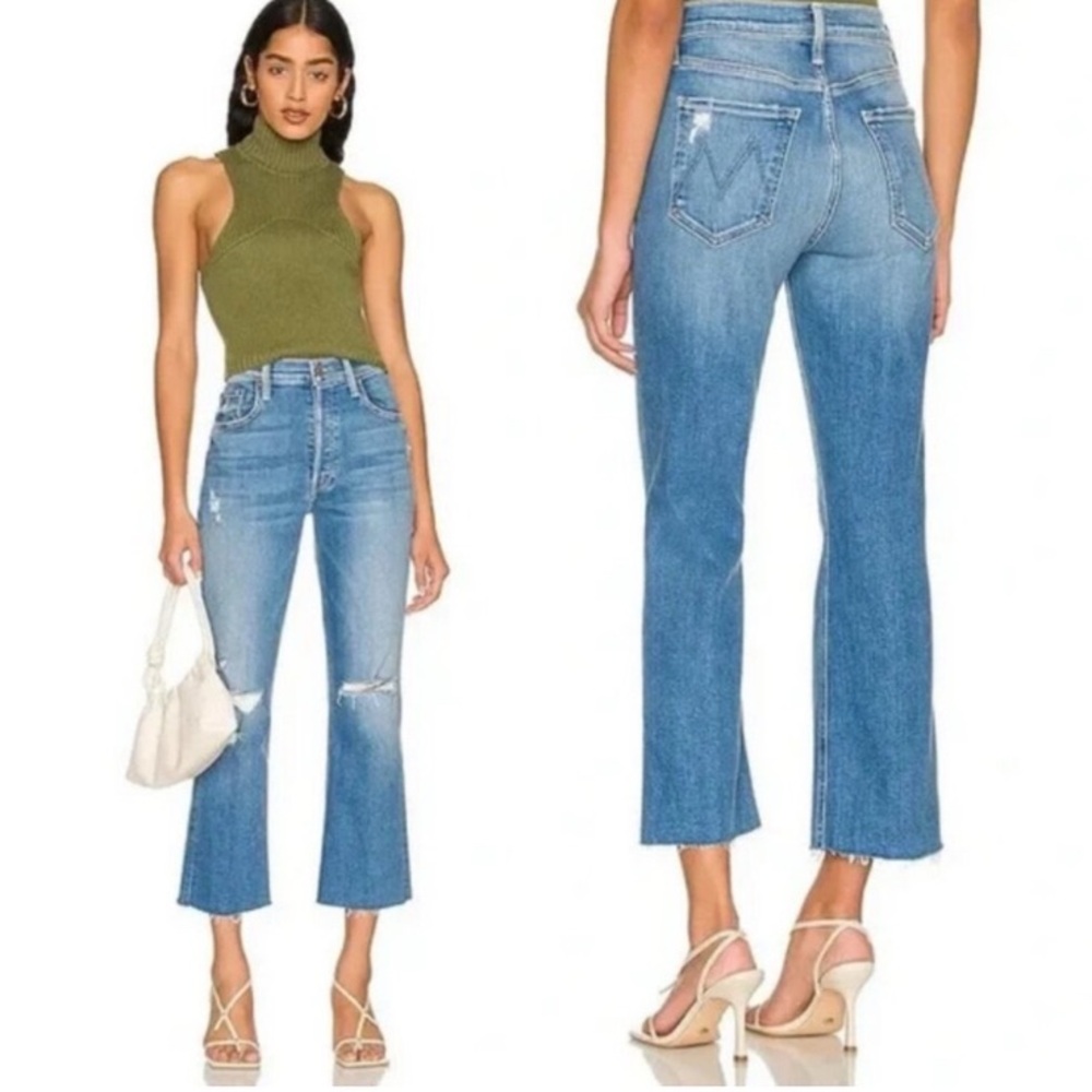 Mother The Tripper Ankle Fray Jeans In Play Like A Pirate Size 25